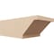 Ekena Millwork 6in. W x 4in. H x 12in. L Burlington Woodgrain TimberThane Rafter Tail, Primed Tan RFTUR06X04X12BURRCPR - alternate 1